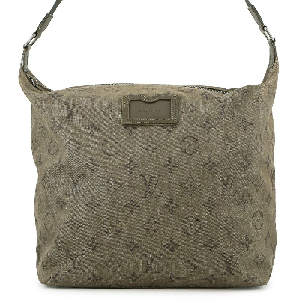 Louis Vuitton Shoulder Bag Monogram Impression Denim Buzas